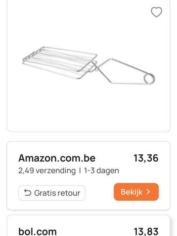 Tostiklemmen beschikbaar voor biedingen