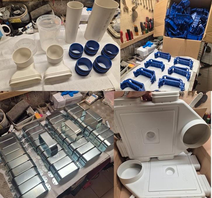 Renson Easyflex ventilatie onderdelen Healthbox 3.0, Doe-het-zelf en Bouw, Ventilatie en Afzuiging, Nieuw, Ophalen of Verzenden