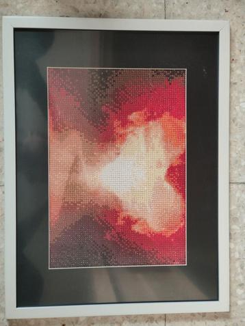 Diamond painting in grijze kader beschikbaar voor biedingen