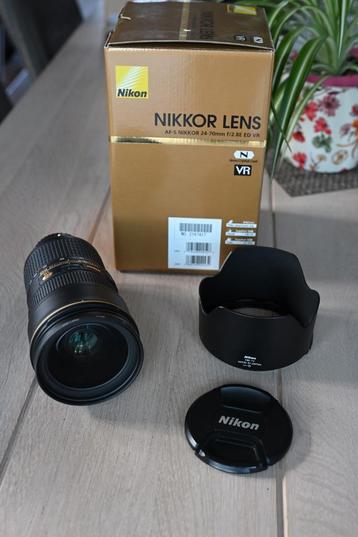 Lens AF-S Nikkor 24-70mm f/2.8E beschikbaar voor biedingen