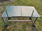 Sven pingpong tafel met toebehoren, Sport en Fitness, Tafeltennis, Ophalen, Gebruikt, Overige typen, Inklapbaar
