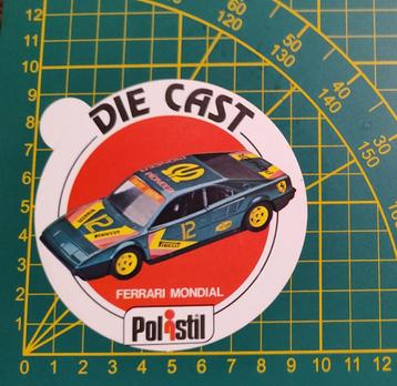 Sticker Polistil Ferrari Mondial, Collections, Enlèvement ou Envoi