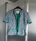 Jas - Vest - Groen - Bloemen - Adrianna Papéll - XS - €6, Kleding | Dames, Jasjes, Kostuums en Pakken, Groen, Gedragen, Jasje