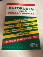 Autorijden van A tot Z oefenboek rijbewijs B, Boeken, Ophalen of Verzenden, Nieuw