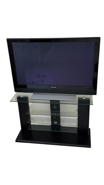 Pioneer PDP-4270XA + glazen tv-meubel beschikbaar voor biedingen