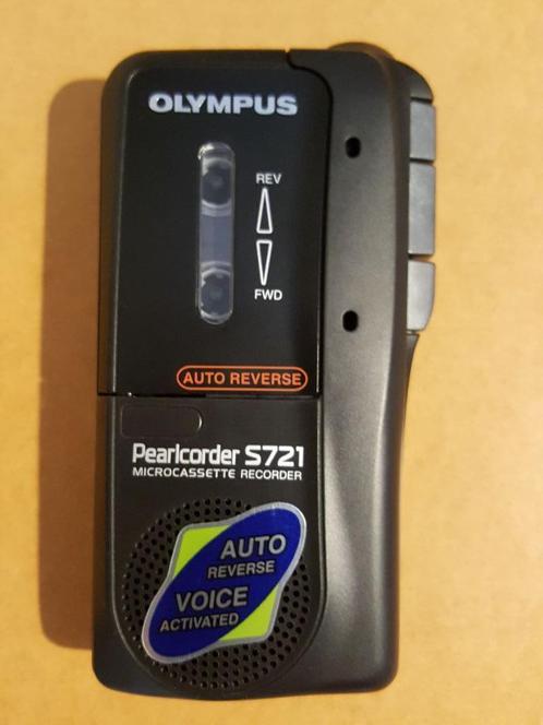 Dictafoon Olympus Pearlcorder S721 – microcassettes NIEUW, Audio, Tv en Foto, Bandrecorder, Bandrecorder, Ophalen of Verzenden