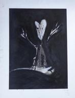 FRANKY CANE / FIGURATIE / OLIEVERF PAPIER / 120x90cm PANEEL, Enlèvement