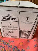 6 verres à bière Jupiler neuf  25 cl, Enlèvement, Neuf