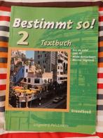 Bestimmt so! 2 Textbuch, Overige niveaus, Ophalen of Verzenden, Duits, Zo goed als nieuw