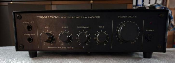 Ampli de puissance realistic mpa-30, Informatique & Logiciels, Disques durs, Enlèvement ou Envoi