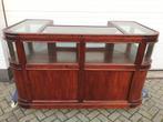 Mahonie vitrine toonbank  balie winkelbalie bar Eichholtz, Huis en Inrichting, Ophalen, Gebruikt
