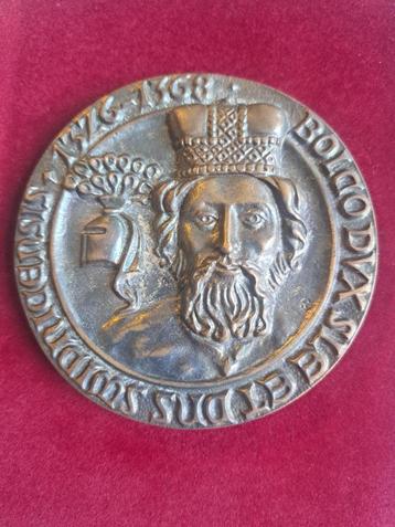 1980 Polen Wroclaw numismatisch congres medaille brons beschikbaar voor biedingen