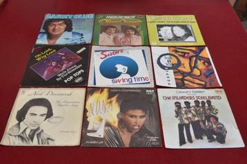 vintage, retro, mega aanbod van 45t vinylsingels beschikbaar voor biedingen