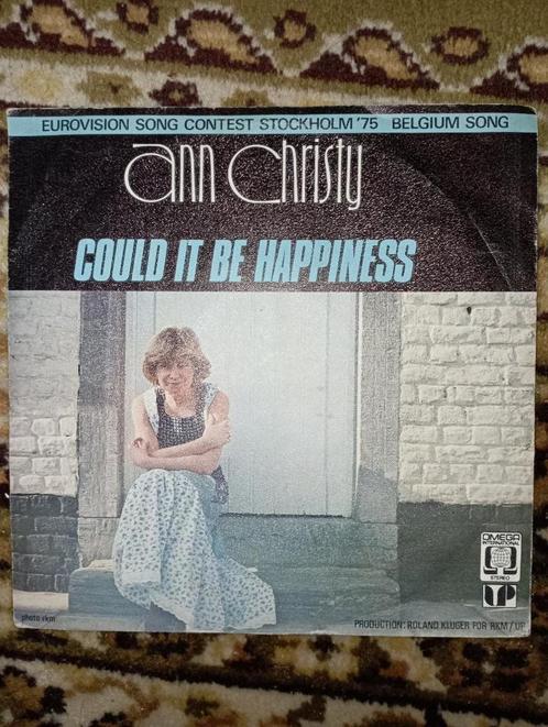 487) Vinyl 45t single Ann christy ( eurovison song 75 ), Cd's en Dvd's, Vinyl Singles, Zo goed als nieuw, Single, Overige genres