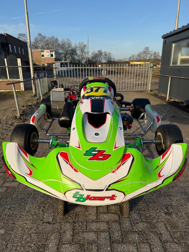 TB kart S55M 3 wedstrijden oud juli ‘25, Sport en Fitness, Karting, Zo goed als nieuw, Kart, Ophalen