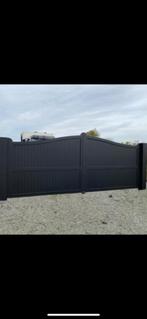 Dubbele draaipoort alumium met schade, Ophalen, Gebruikt, Overige materialen, Overige typen