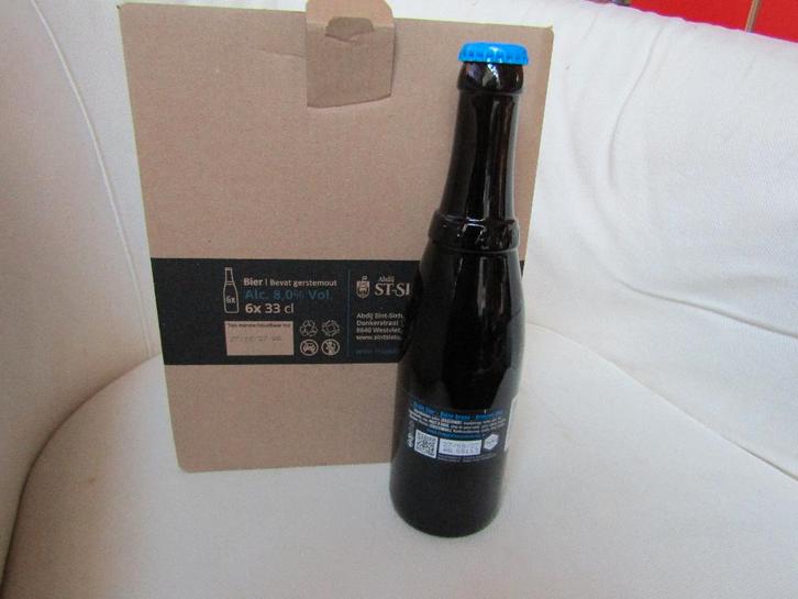 De unieke trappist „Westvleteren 8 amber, Verzamelen, Biermerken, Nieuw, Flesje(s), Overige merken, Ophalen of Verzenden
