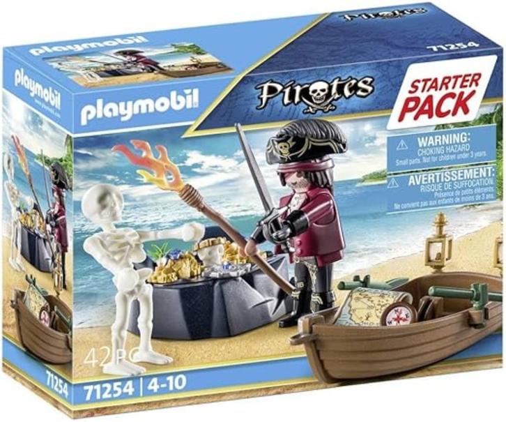PLAYMOBIL Piraat met roeiboot SNELLE GRATIS LEVERING, Kinderen en Baby's, Speelgoed | Playmobil, Nieuw, Complete set, Verzenden