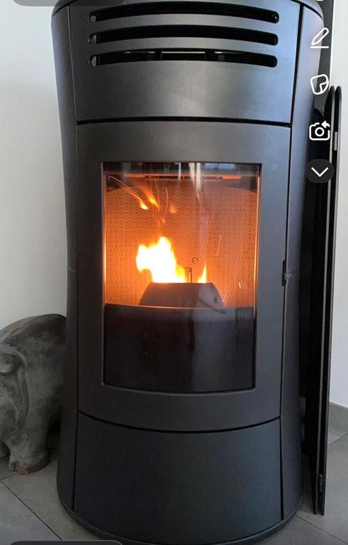 Poêle a pellets edilkamin, Huis en Inrichting, Kachels, Zo goed als nieuw, Ophalen