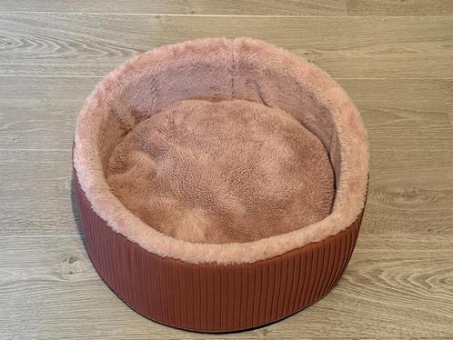 Oudroze honden- of kattenmand (Flamingo), Animaux & Accessoires, Paniers pour chiens, Utilisé, Peluche, Enlèvement ou Envoi