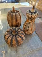 3 houten pompoenen, Huis en Inrichting, Ophalen