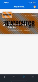 3 tickets zaterdag werchter, Tickets en Kaartjes, Evenementen en Festivals