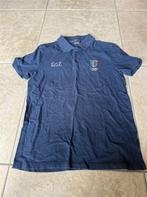 Heren vintage ea7 armani Italia Olympics Navy Blue Blue T Sh, Ophalen of Verzenden, Gedragen, Maat 52/54 (L)
