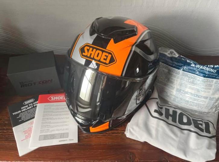 Casque Shoei GT-Air 2 + système audio Motion4 + visière, Motoren, Kleding | Motorhelmen, Integraalhelm, S, Shoei, Ophalen of Verzenden
