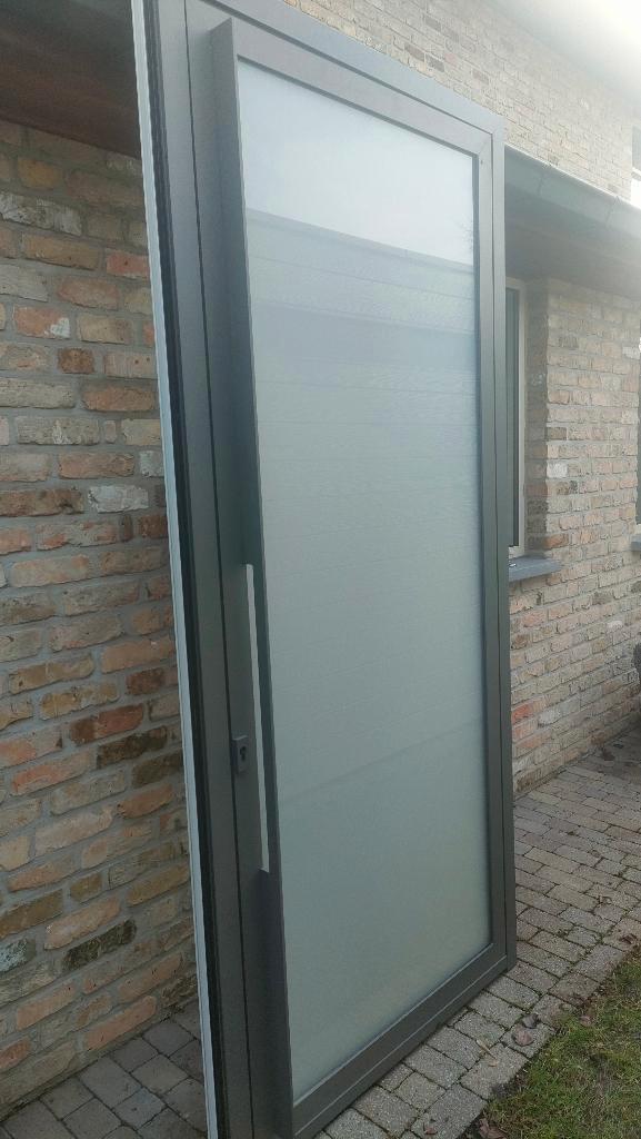 aluminium deur, Doe-het-zelf en Bouw, Deuren en Vliegenramen, Nieuw, Buitendeur, 215 cm of meer, 100 tot 120 cm, Glas, Metaal