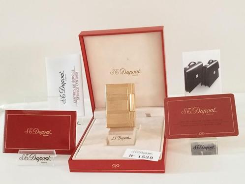 Ensemble complet de briquets Dupont L2 en métal doré avec an, Collections, Articles de fumeurs, Briquets & Boîtes d'allumettes