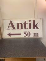 Oude Antik 50 meter of Antiek 50 meter groot reclamebord., Antiek en Kunst, Ophalen