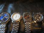 Lot horloges, Overige merken, Staal, Gebruikt, Ophalen of Verzenden