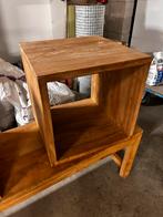 Kubus teak -goede kwaliteit, Ophalen, Gebruikt