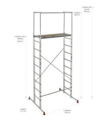 Individuele huurprijzen ladder/steigers  beschikbaar voor biedingen
