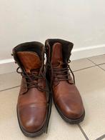 Leren veterboots van Manfield, Ophalen of Verzenden, Zo goed als nieuw, Boots
