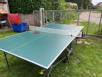 PingPong tafel Sven met Kettler net en paletten beschikbaar voor biedingen