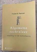 Algemene rechtsleer - UGent - Frederik Peeraer, Boeken, Ophalen of Verzenden, Zo goed als nieuw