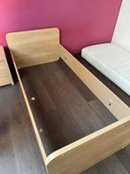 Lit simple et table de chevet, 90 cm, Beige, Une personne, Enlèvement