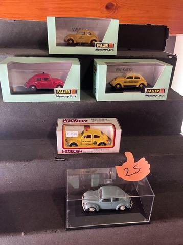 verzameling vw kever miniaturen 1/43 nieuw in de verpakking beschikbaar voor biedingen
