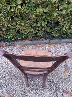 Antieke houten stoel met rieten zitting, Antiek en Kunst, Ophalen