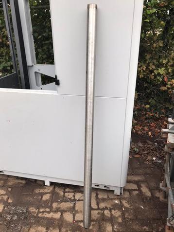 Rvs buis 160cm 6cm diameter beschikbaar voor biedingen