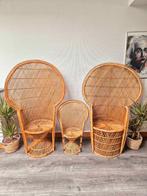 Set van 3 vintage rotan Emmanuelle stoelen, Ophalen