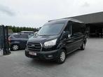 Ford Transit 2T L3-H2 2.0 TDCi 130pk AUTOMAAT 3pl Business, Auto's, Bestelwagens en Lichte vracht, 1995 cc, Euro 6, 128 pk, Zwart