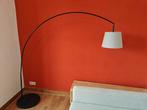 Ikea SKAFTET lamp + beige/grijze lampenkap, Ophalen, Gebruikt, Metaal, 200 cm of meer