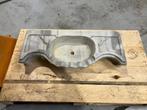 Lavabo in marmer (Aantiek), Ophalen, Gebruikt, Steen, Wastafel