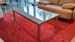 Table basse moderne avec plateau en verre, 100 à 150 cm, Moins de 50 cm, Verre, Comme neuf