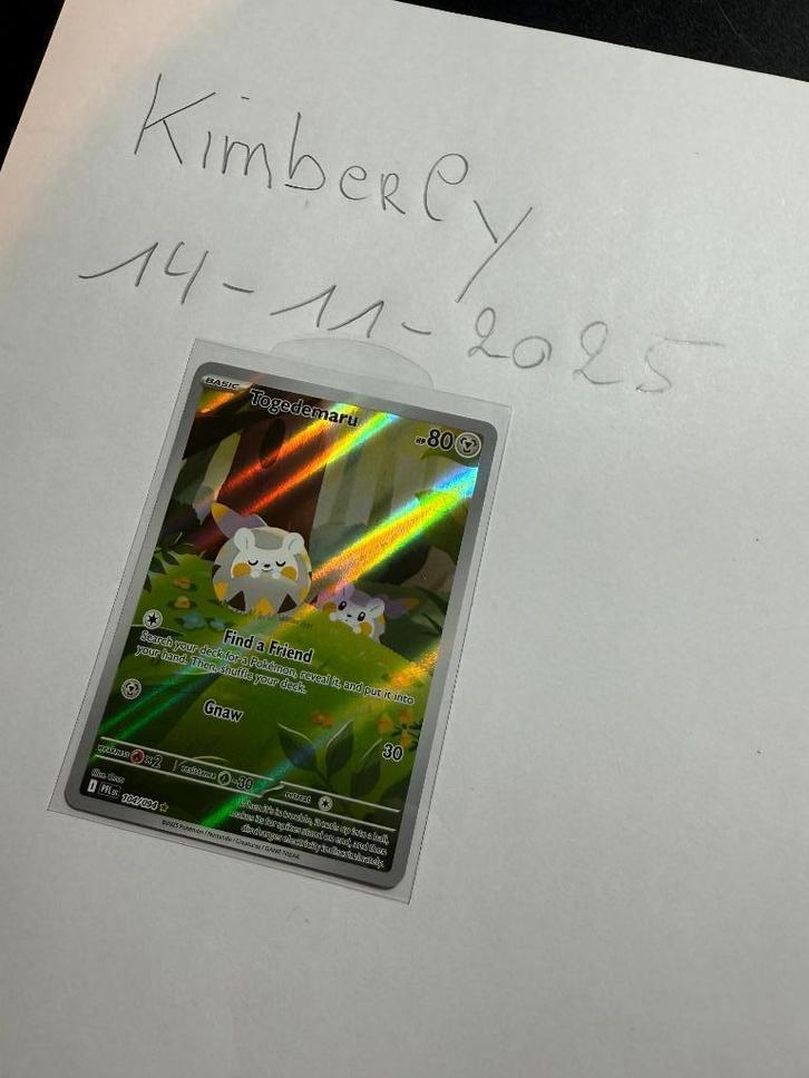 Pokémon Phantasmal Flames Togedemaru #104/094 Engels, Hobby en Vrije tijd, Verzamelkaartspellen | Pokémon, Zo goed als nieuw, Losse kaart