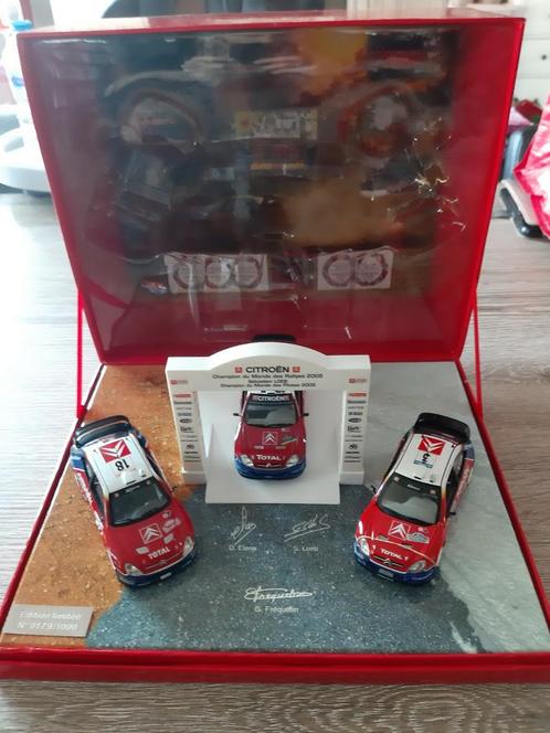 Citroen Xsara WRC Worldchampion box uit 2005 ltd ed., Hobby en Vrije tijd, Modelauto's | 1:43, Zo goed als nieuw, Norev, Ophalen of Verzenden