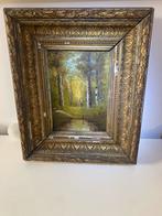 Schilderij op hout gesigneerd Dick E École de Barbizon, Ophalen of Verzenden