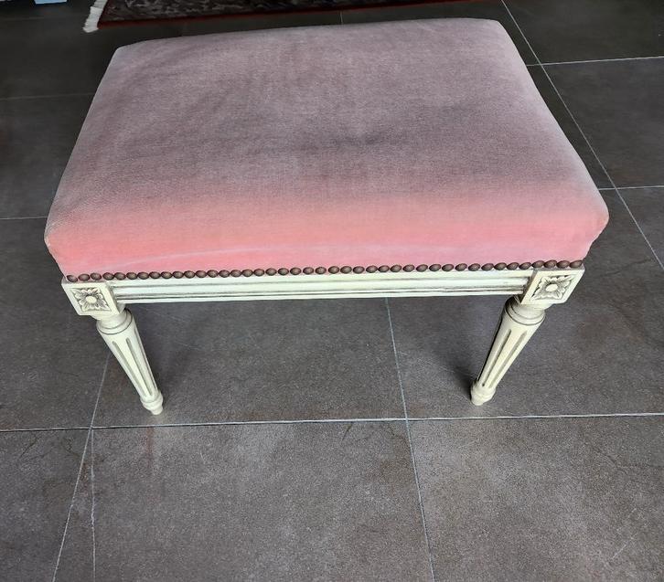 Louis XVI‑stijl (laat 18e eeuw) - Voetbankje, Antiek en Kunst, Antiek | Meubels | Stoelen en Sofa's, Ophalen